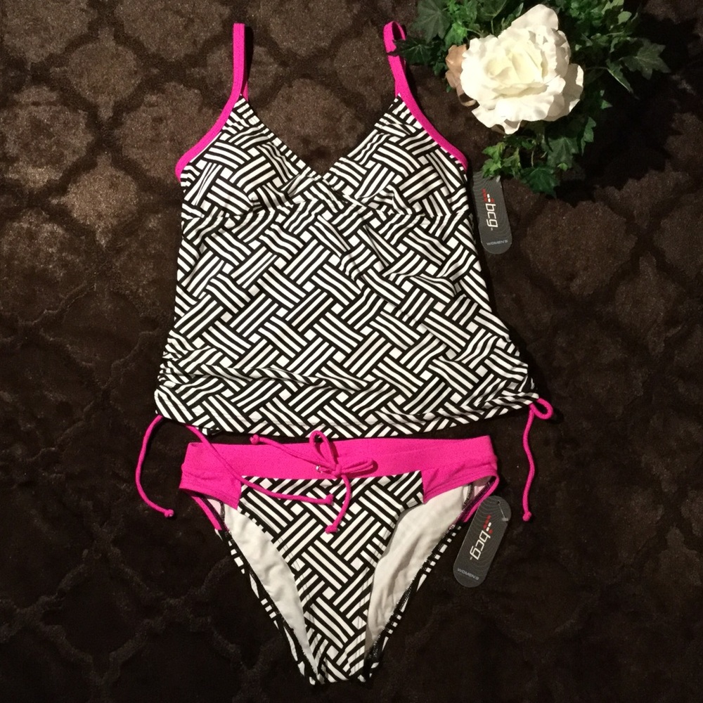NWT BCG 2 Pc Tankini/Hipster Swimwear, 8